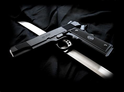 A desktop wallpaper is highly customizable, and you can give yours a personal touch by adding your images (including your photos from a camera) or download beautiful pictures from the internet. Black Gun HP Laptop Wallpapers | Cool Laptop Wallpapers
