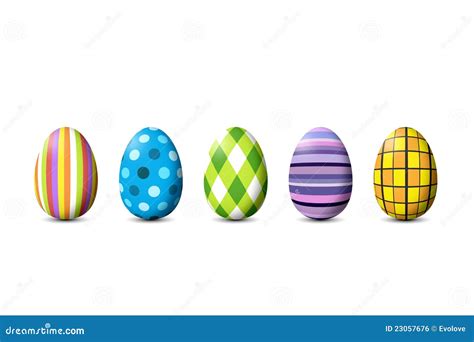 Painted Easter Eggs Stock Illustration Illustration Of Easter 23057676