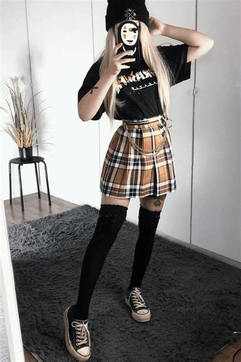 Aesthetic Outfit Ideas For 2021 In 2021 Cute Skirt Outfits Egirl