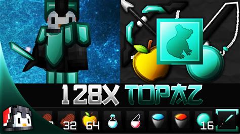 Topaz 128x Mcpe Pvp Texture Pack By Looshy Youtube