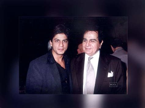 Shah rukh was the one who was difficult to reach over the. Dilip Kumar and Shah Rukh Khan's candid pictures