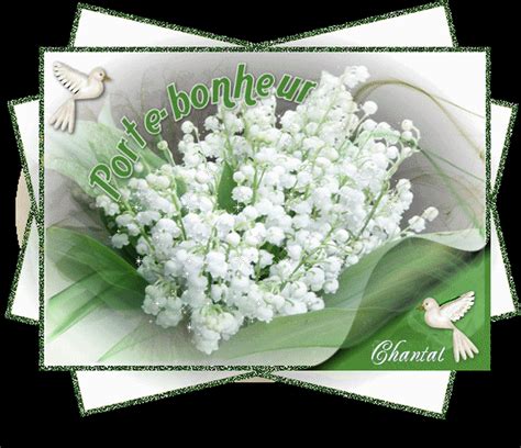 Contrairement à ce que l'on peut penser, cette carte ne représente pas un photographie de muguet, mais une peinture. 1er mai gifs animes - Page 19