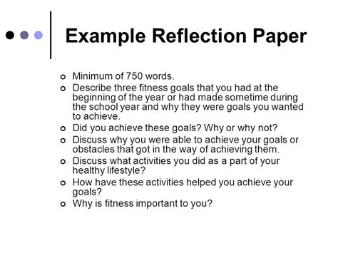 Every paper has its own style so does reflection paper. Reflection of meaning examples. Definition and examples ...