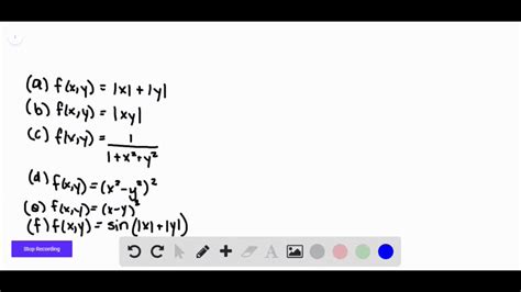 Solved Match The Function With Its Graph Labeled I Vi Give Reasons For Your Choices A F X