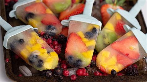 Homemade Fruit Popsicles Recipe