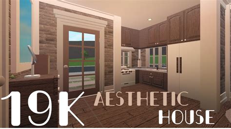 19k Aesthetic House No Gamepass Bloxburg Build Youtube