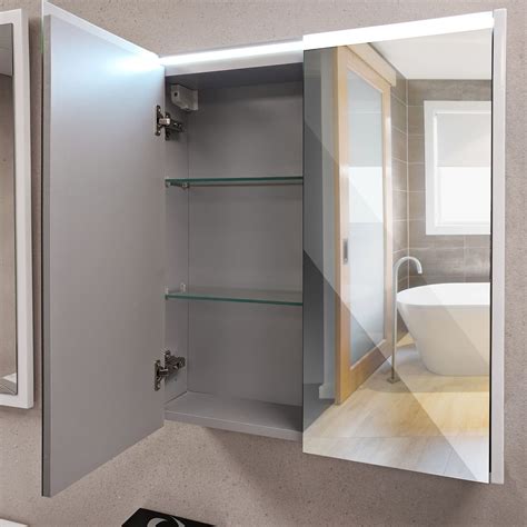 Check spelling or type a new query. Double Mirror Bathroom Medicine Cabinet + Horizontal LED ...
