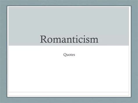 Ppt Romanticism Powerpoint Presentation Free Download Id3065418