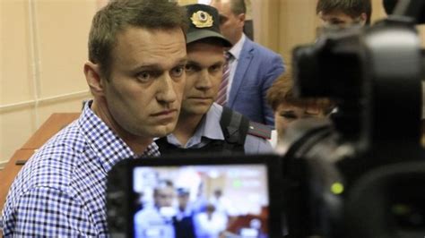 Russian Protest Leader Alexei Navalny Jailed For Corruption Bbc News