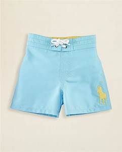 Ralph Childrenswear Infant Boys 39 Sanibel Swim Trunks Sizes 9