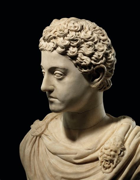 A Marble Bust Of The Roman Emperor Commodus Christies