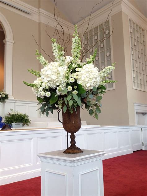 Hydrangea Arrangements for Church Weddings | visit lisafosterdesign com