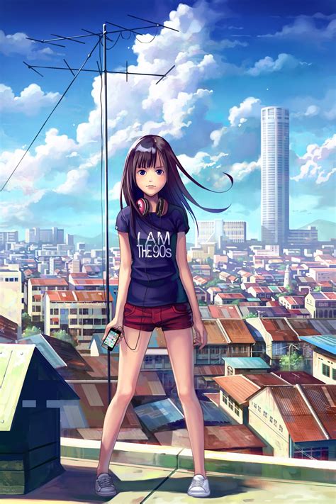 Wallpaper : ilustrasi, kota, gadis anime, gambar kartun, karakter asli