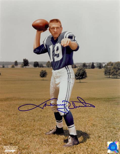 Johnny Unitas Autographed Baltimore Colts 11x14 Photo Detroit City Sports