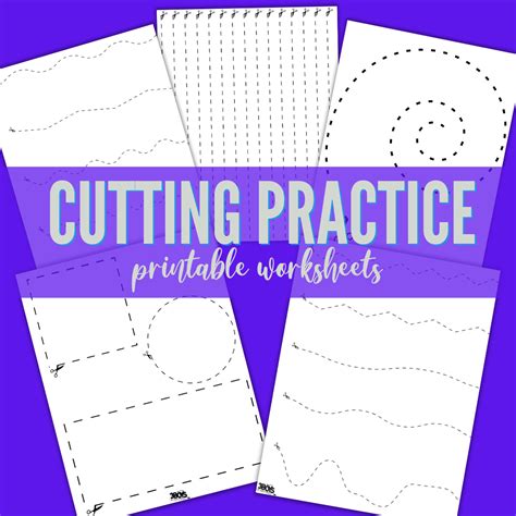 Generic Cutting Practice Sheets 3 Boys And A Dog Shop