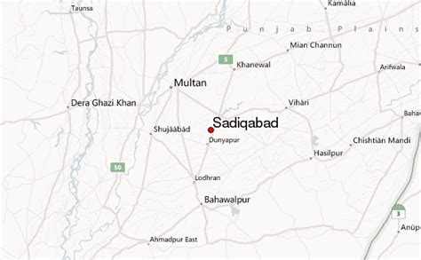 Sadiqabad Pakistan Weather Forecast