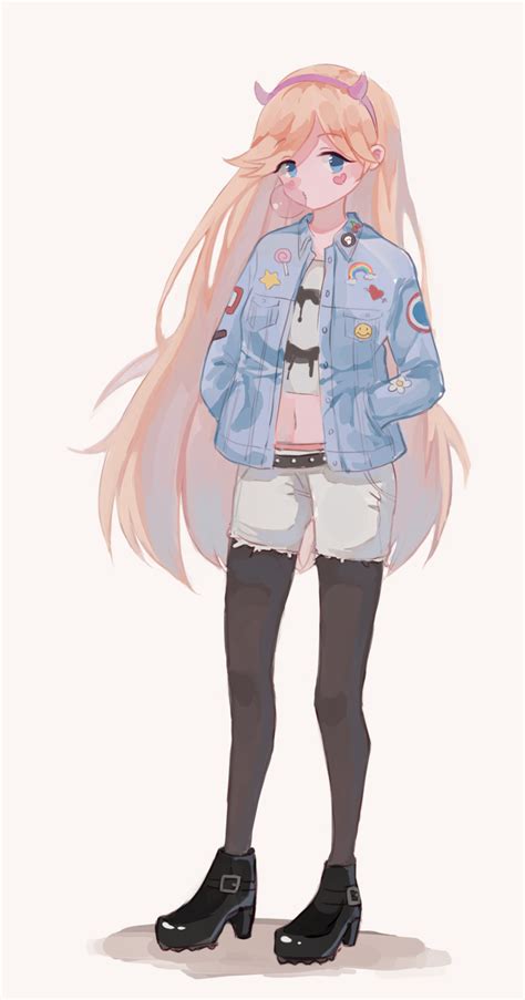 All the best anime hoodie drawing 39 collected on this page. Denim jacket | Star vs. as forças do mal, Desenhos animados, Desenhos kawaii
