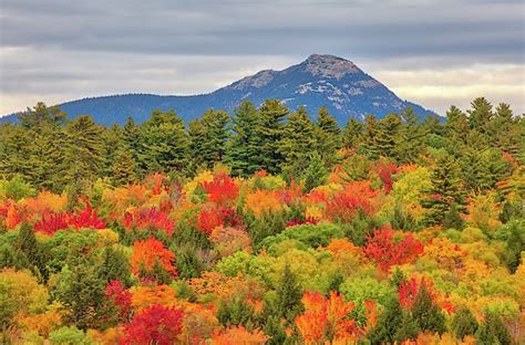 New Hampshire White Mountains Fall Foliage At Mount Chocorua By Juergen