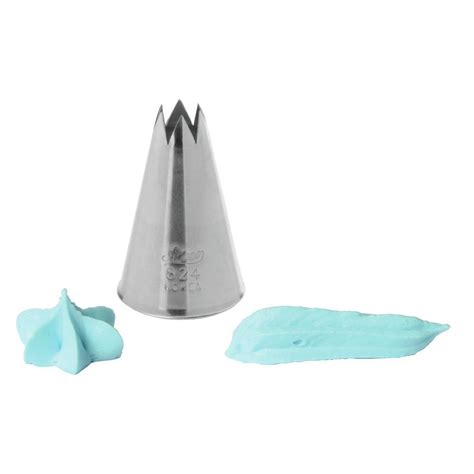 These tips are designed for the cake decorator to be able to create beautiful cakes & pastries. Ateco Steel Star Pastry Tip - #824