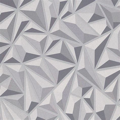 Erismann Geometric Triangle Pattern Wallpaper 3d Effect