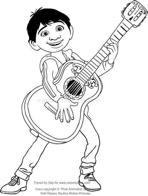 Check spelling or type a new query. Dibujo de Miguel que toca la guitarra (Coco La película ...