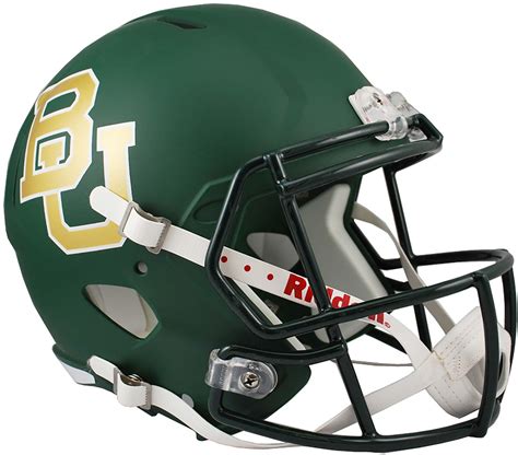 We offer an incredible selection of college football helmets including full size xp replica helmets, mini helmets, throwback helmets, authentic speed helmets and authentic xp helmets. Riddell Baylor Bears Revolution Speed Full-Size Matte ...