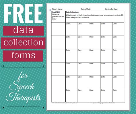 Download, print & watch your kids learn today! Speech And Language Kids - 8 Data Collection Ideas for Speech Therapists