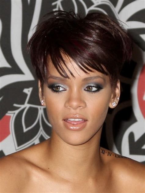 Short Hairstyles With Bangs For Black Women