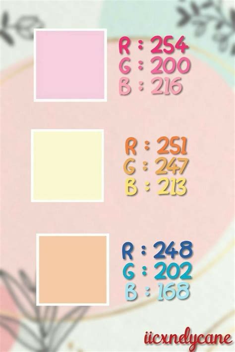 Bloxburg Color Codes Pink