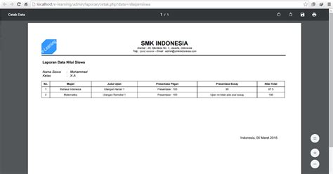 Cara Membuat Cetak Laporan Pdf Di Php Dan Mysqli Mobile Legends