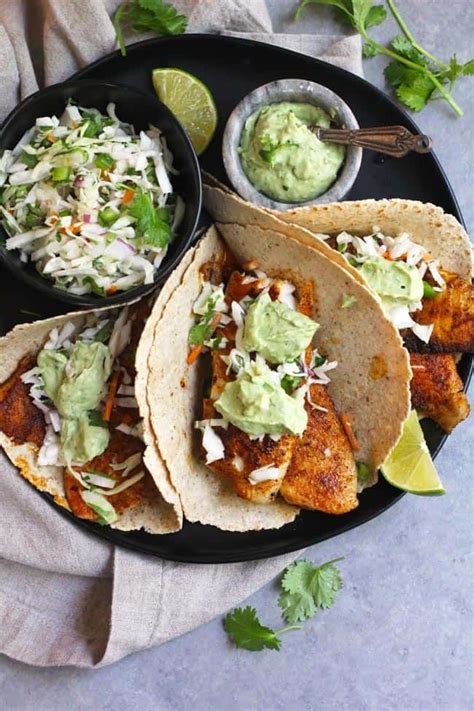 Check spelling or type a new query. Easy Fish Tacos with Avocado Crema - SueBee Homemaker ...