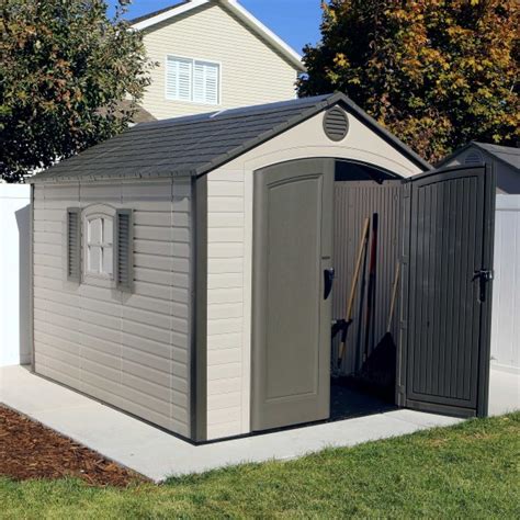 Lifetime 8x10 Ft Outdoor Storage Shed Kit 60056