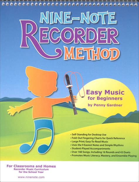 Recorder play along videos available at. Nine-Note Recorder Method: Easy Music for Beginners | Penny Gardner | 9780977890385
