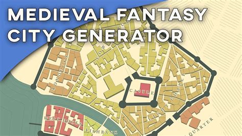 Medieval Fantasy City Generator Pen And Paper Tools Youtube