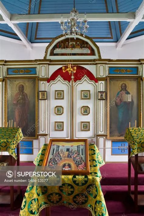 Interiors Of A Church St Nicholas Russian Orthodox Church Juneau