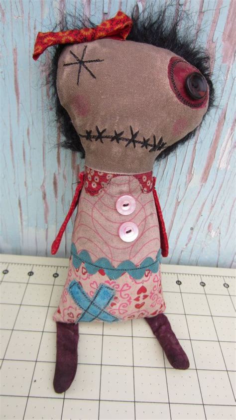 Lovely Lucy Handmade Art Doll By Sewzany On Etsy 3800 Ko Love