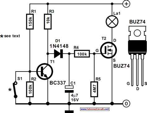 When the (one) switch is switched to the other position. Car Interior Lights Delay Circuit Diagram