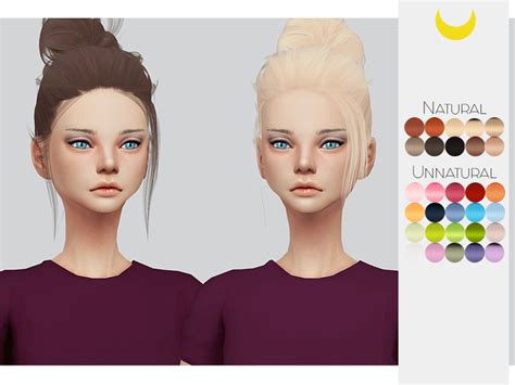 Sims 4 Hairs The Sims Resource Leahlillith`s Clique Hair Retextured