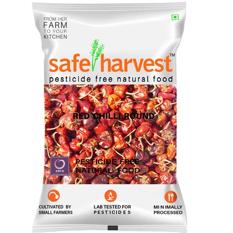Red chilli round | Naturally Grown chilli | Safe Harvest