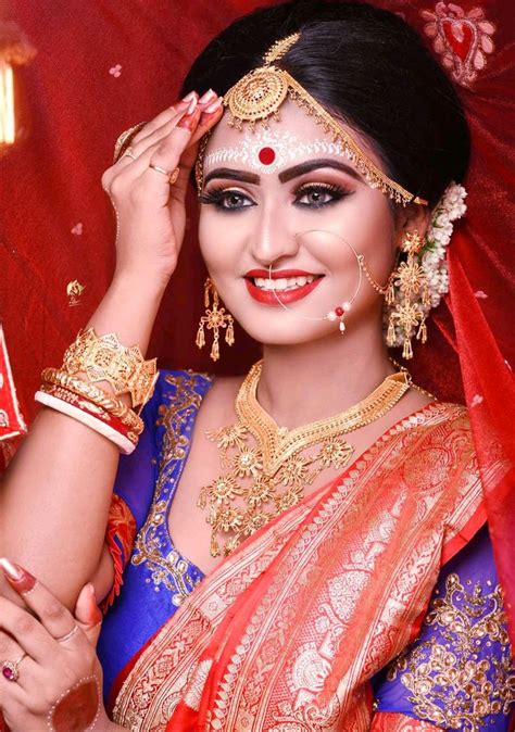 Pin By MadhuⓂ️ On Bridal Makeover Bengali Bridal Makeup Bridal