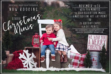 2018 Christmas Mini Sessions Heather Krah Photography