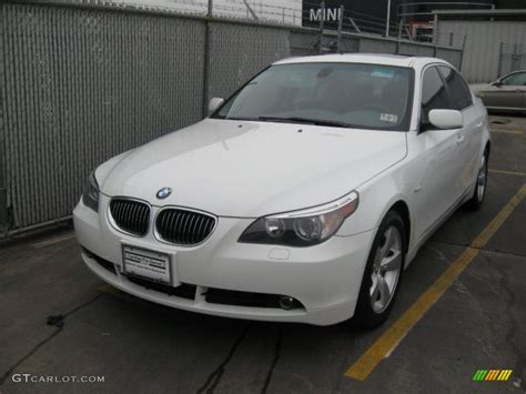 Complete instructions for replacing a head light bulb on a 2007 bmw 525i 3.0l 6 cyl. 2007 Alpine White BMW 5 Series 525i Sedan #25891206 ...