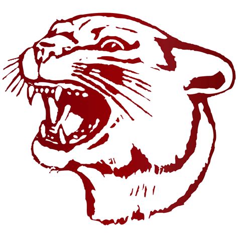 High School Cougar Mascot Logo