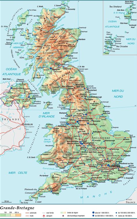 Carte De La Grande Bretagne Carte