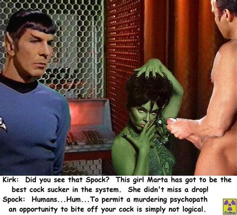 Post Fakes James T Kirk Leonard Nimoy Martel Orion Slave Girl Radman Spock Star Trek