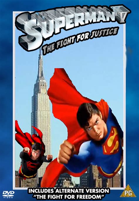 Superman V First Release Dvd Cover By Stick Man 11 On