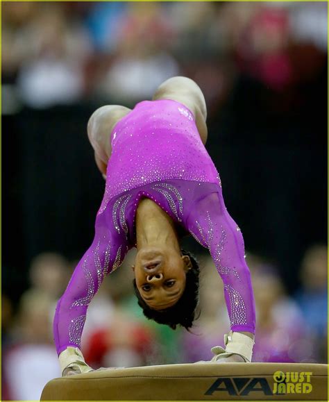 Photo Gabby Douglas Wows With American Cup Floor Routine Photo Just Jared