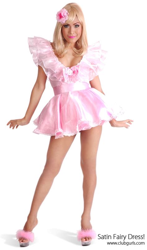Satin Fairy Dress Sissies And French Maids