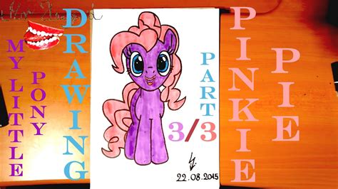 How To Draw Pinkie Pie Step By Step Easy From My Little Pony And Color
