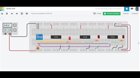 Compuertas Not And And Or Montaje En Protoboard Youtube